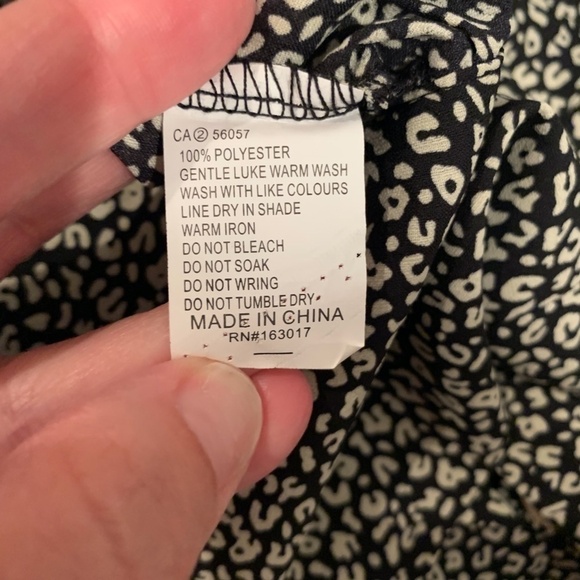 Princess Polly New Mood Top in Black Size 8 NWT - Picture 5 of 5